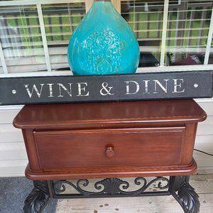 Wine & Dine Sign from Bed, Bath and Beyond